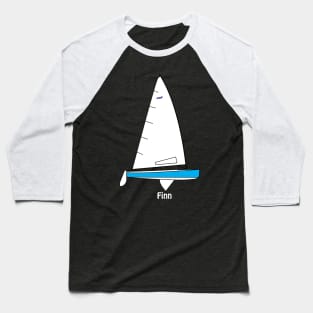 Finn Sailing Dinghy Baseball T-Shirt